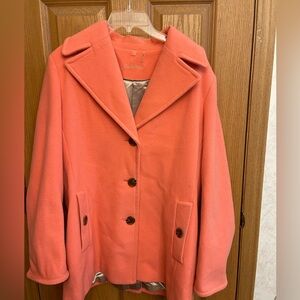 Calvin Klein wool blend Button-Up Women's Coat